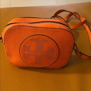 Tory Burch Vibrant Orange Crossbody Bag